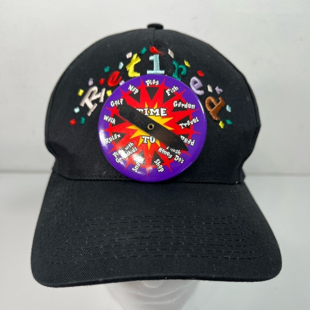 Laid Back Retired Retiree Adjustable Baseball Hat Cap Black Party Time To Travel
